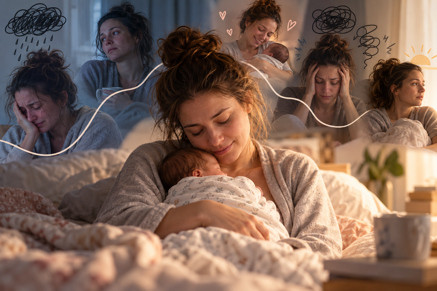 Baby blues vagy több annál? Mikor természetes a hullámzás, és mikor kell segítség?